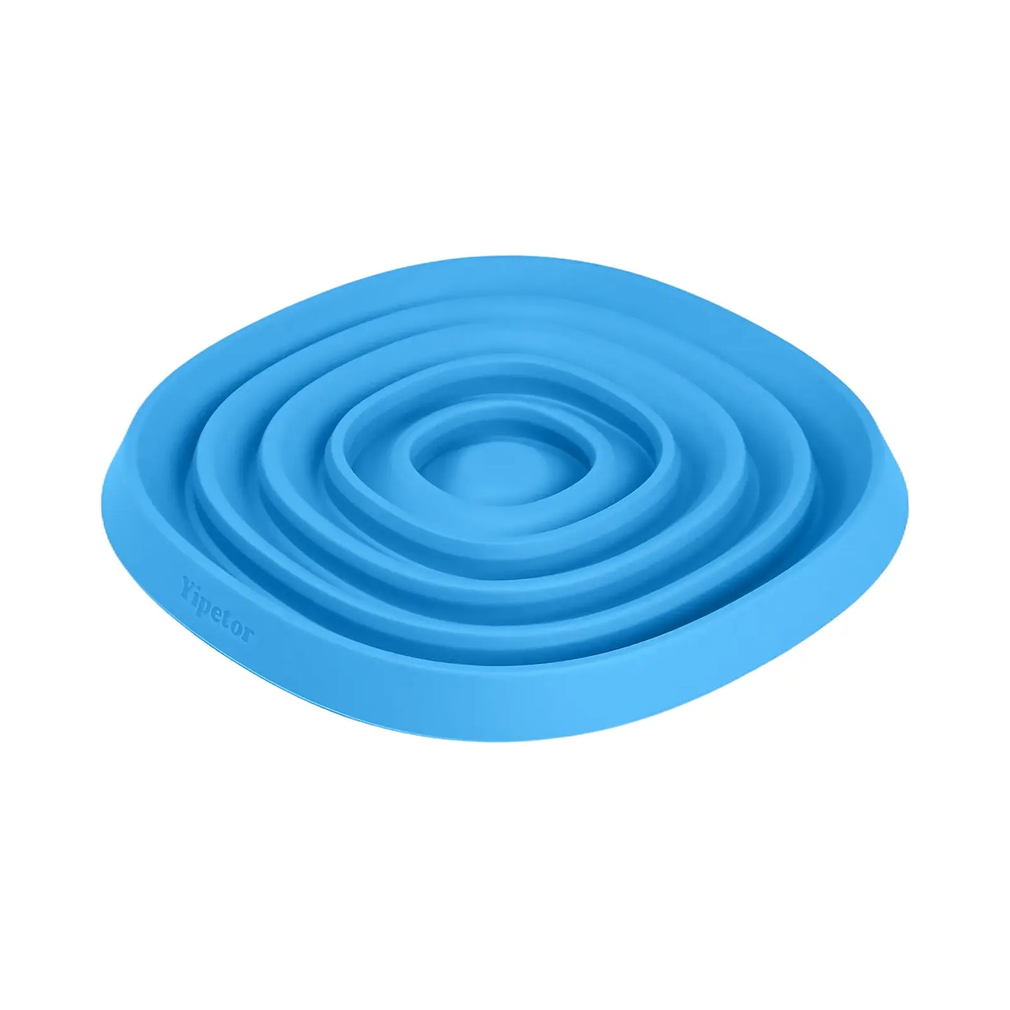 Yipetor Zen Disc: Professional Sensory Calming Tool for Dogs - Foldable Silicone Lick Mat & Slow Feeder, BPA Free, Dishwasher Safe, GDV Risk Reduction Puzzle Feeder for Semi-Moist Treats, Suitable for All Breeds