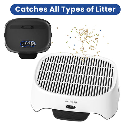 Neakasa Airstep Pet Air Purifier Step,3-Mode Odor, Dust & Pet Hair Control, Air Filter Compatible with M1 plus / M1 Lite and Most Automatic & Traditional Litter Boxes
