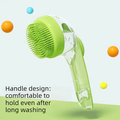 2PCS Silicone Bath Brush for Dogs & Cats – Bathing, Massage, and Scrubbing Tool for Dogs