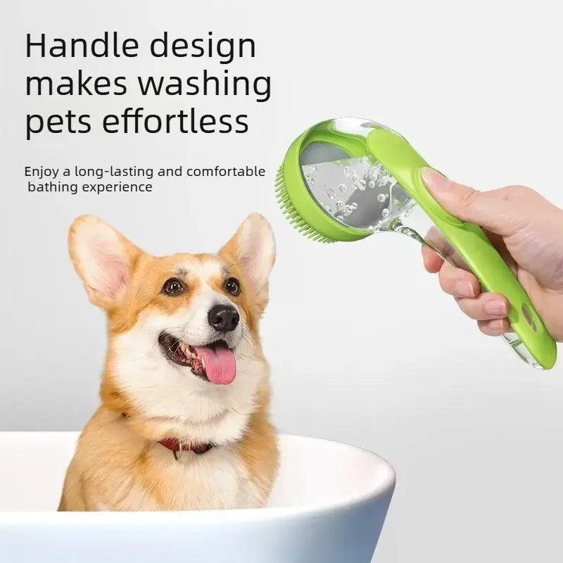 2PCS Silicone Bath Brush for Dogs & Cats – Bathing, Massage, and Scrubbing Tool for Dogs